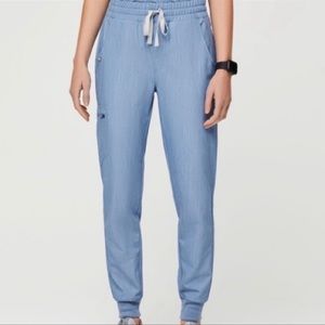 Limited edition figs. Light Heather blue. High rise jogger. Barely worn.